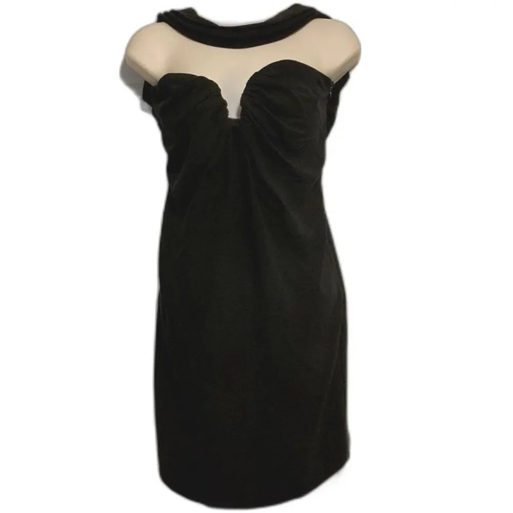 REFORMATION Odelia Little Black Cocktail Party Mini Dress Womens Size 8 - Picture 1 of 9
